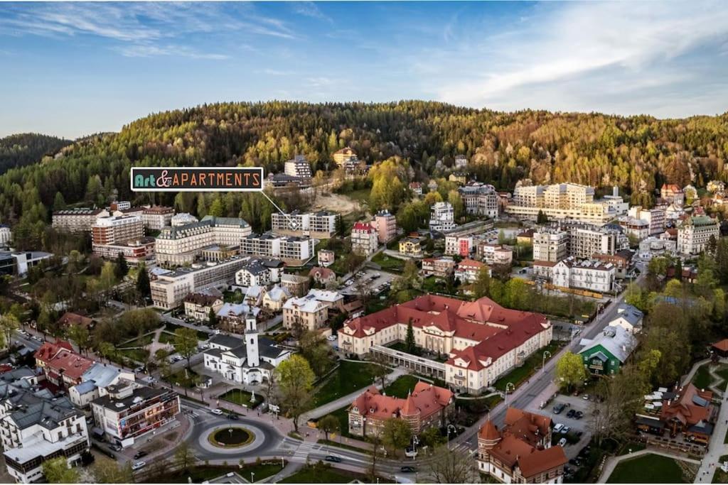 Art & Sunski Studio Z Garazem Podziemnym Krynica-Zdrój Exterior foto